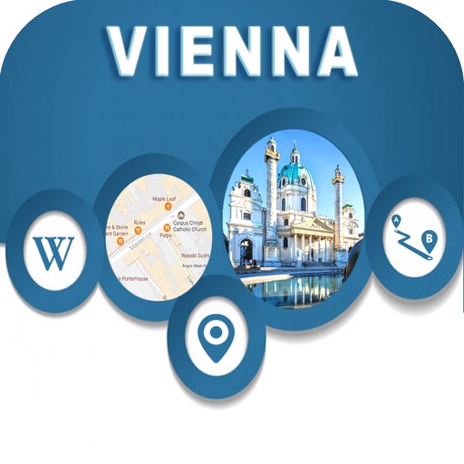 Vienna Austria Offline City Maps Navigation & Tran icon