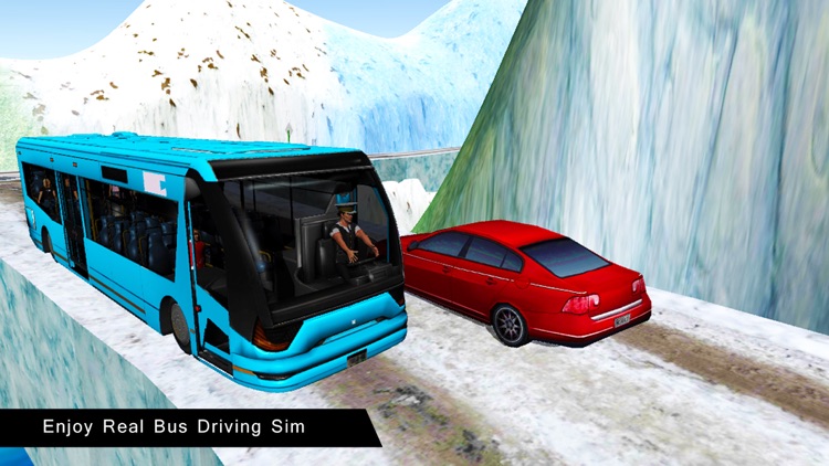 Offroad Bus Driving Simulator Winter Season screenshot-4