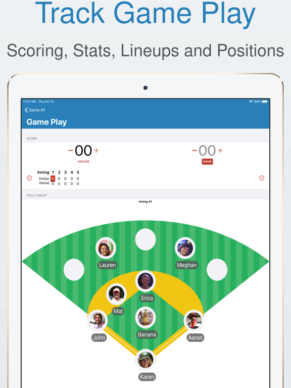 Kickball Coach iPad screenshot 5 - Sports app