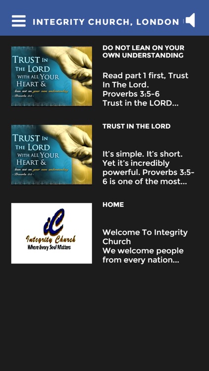 Integrity Church, London UK