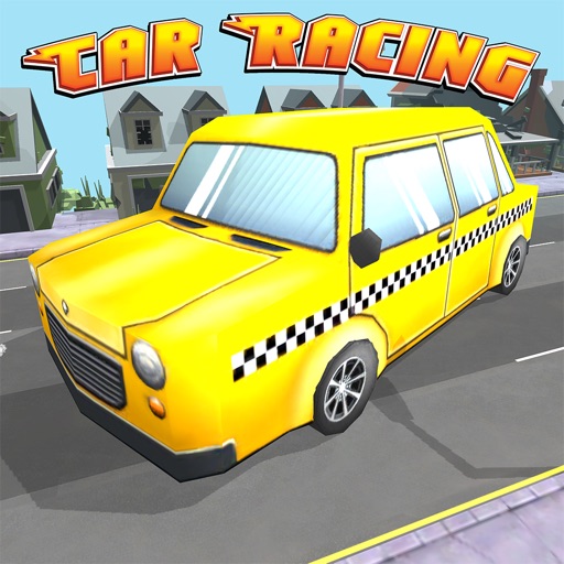extreme car racing chase race crashing games icon