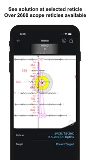 chairgun elite ballistic tool iphone screenshot 2