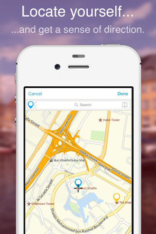 Dubai : Offline Map compass screenshot 2
