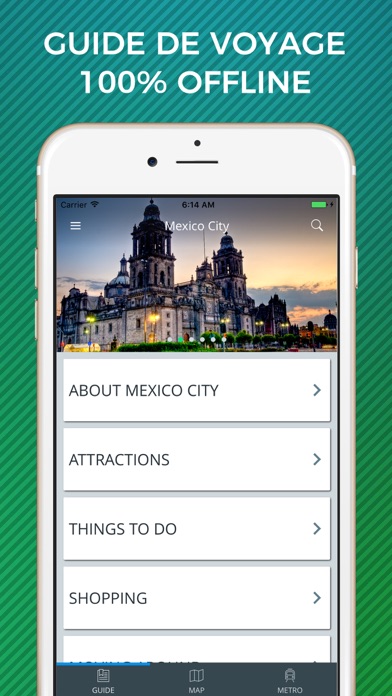 Screenshot #1 pour Mexique Ville Guide de Voyage avec les cartes
