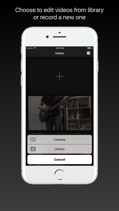 Vimed iPhone screenshot 1 - Photo & Video app