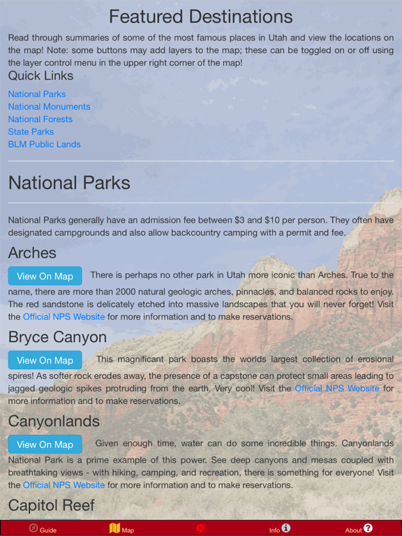Screenshot #6 pour Outdoor Explorer Utah - Map