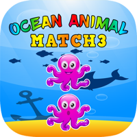 Ocean Animal Match 3 - Смотреть Matching Игры