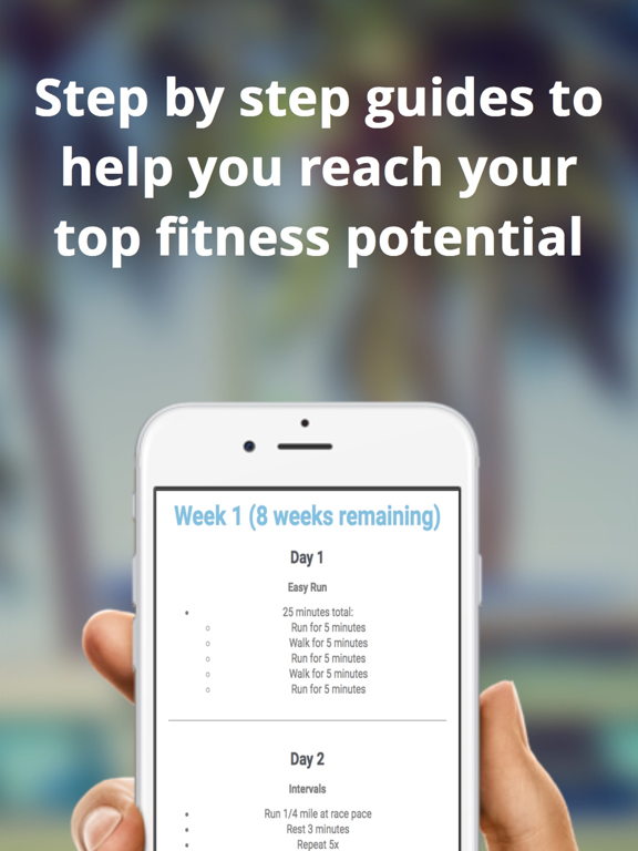 5K Training Plan iPad screenshot