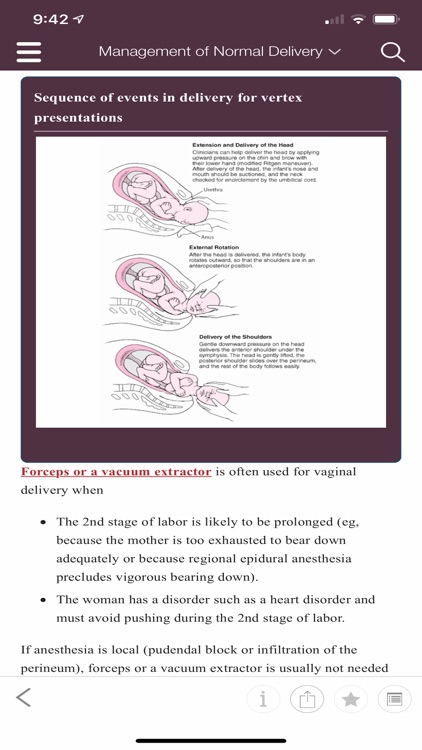 MSD Manual Guide to Obstetrics screenshot-3