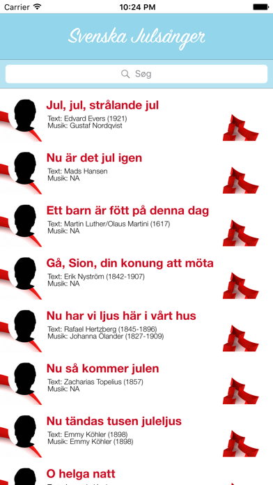 Screenshot #2 pour Svenska Julsånger