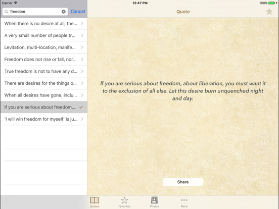Screenshot #5 pour Papaji Quotes