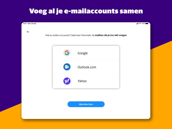 Blijf op orde met Yahoo Mail iPad app afbeelding 3