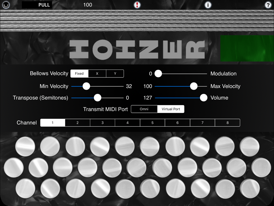 #1. Hohner MIDI SqueezeBox (iOS) 由: Michael Eskin