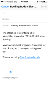 The Bowling Buddy screenshot