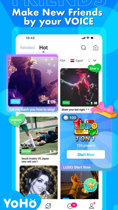 YoHo - Group Voice Chatのおすすめ画像2