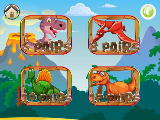 Screenshot #6 pour gratuit dinosaure jeux de Mémoire d' apprentissage