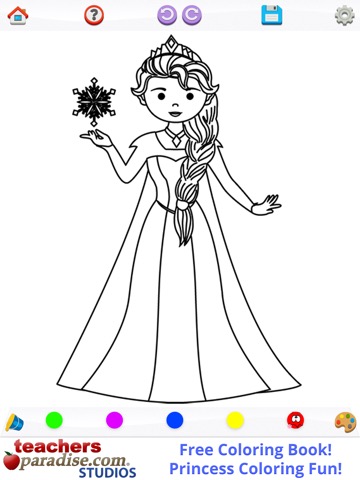 Princess Coloring Book Game for Kidsのおすすめ画像5