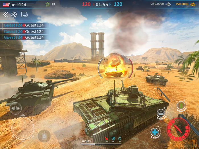 Metal Force 2 Tank Game PvP