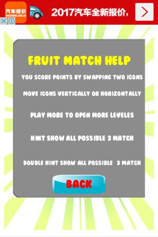 Happy Match 3 Fruit screenshot 2