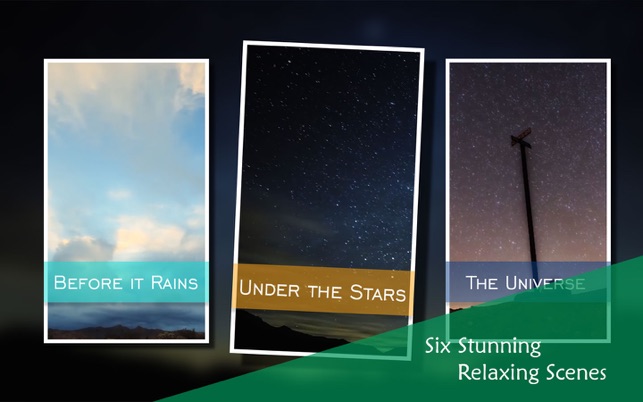 Chill & Relax Night Sky Stars Video & Sound(圖2)-速報App