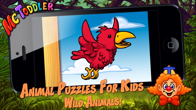 Free Wild Animal Puzzles for Kids and Toddlers