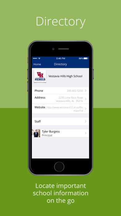 VHHS Student Life Screenshot