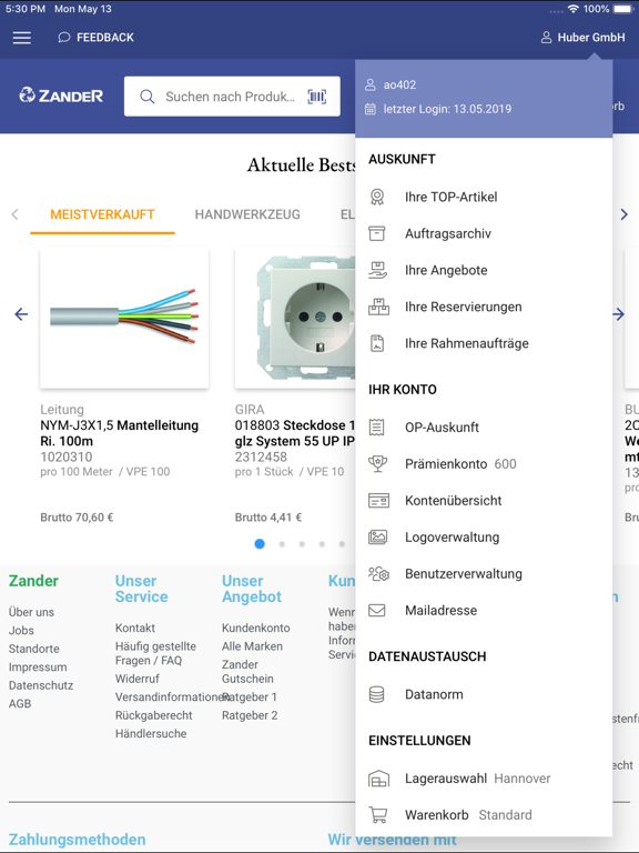 Screenshot #4 pour ZANDERmobile