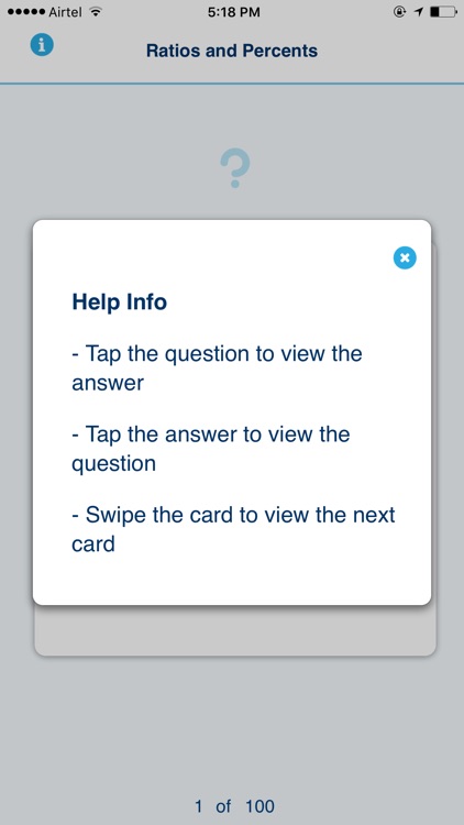Learn It Flashcards - Ratios and Percents