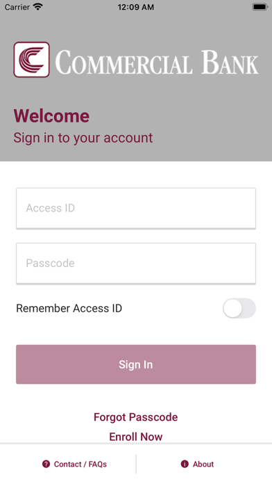 Commercial Bank and Trust Co Screenshot
