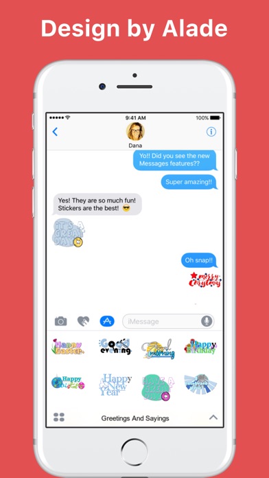Alade ExpressionsによるGreetings And Sayingsステッカーのスクリーンショット1 Alade ExpressionsによるGreetings And Sayingsステッカーのスクリーンショット1