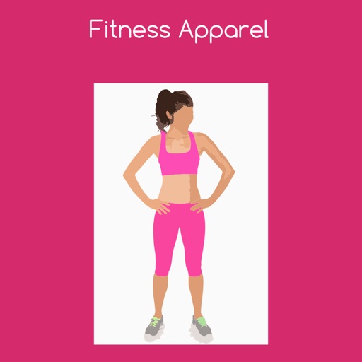 Fitness apparel icon