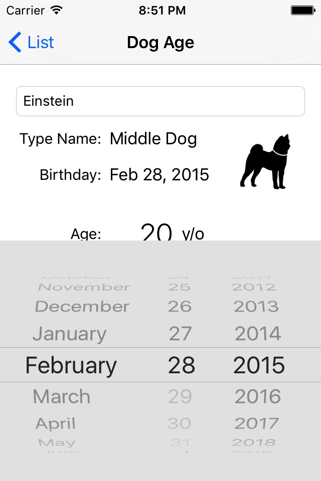 Dog Age Manager screenshot 3