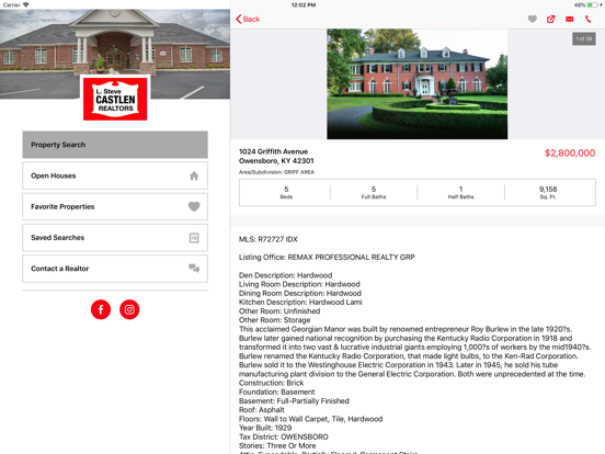 Screenshot #6 pour L. Steve Castlen Realtors