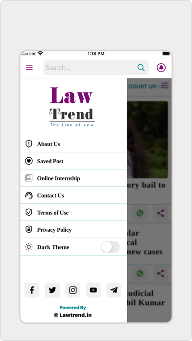 Law Trend Screenshot