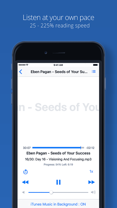 Mus+ Audiobooks iPhone screenshot 5 - Music app