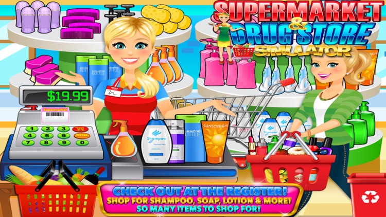 Drugstore Supermarket: Kids Grocery Store Games