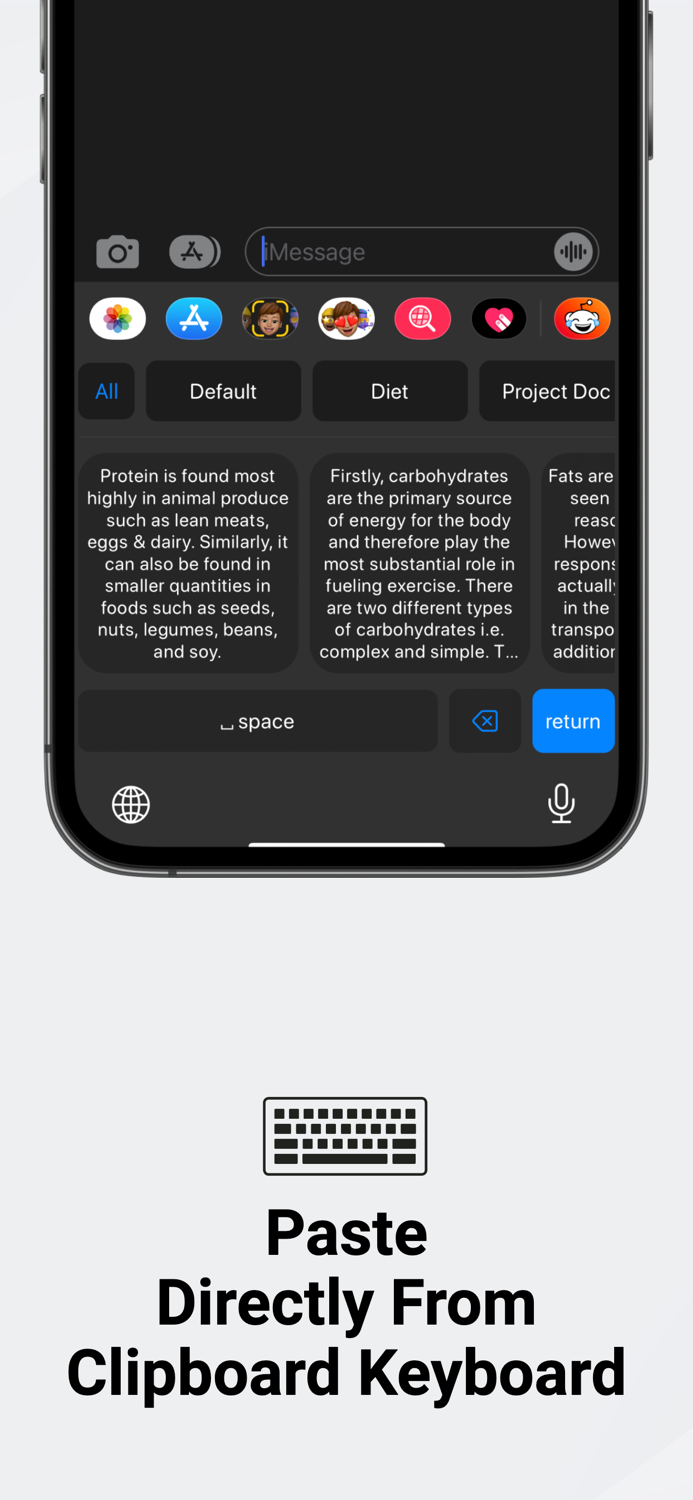 Clipboard Keyboard Manager App