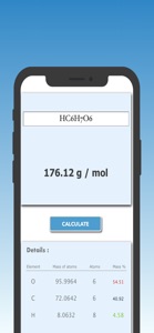 Molar Mass Calculator Pro screenshot #5 for iPhone