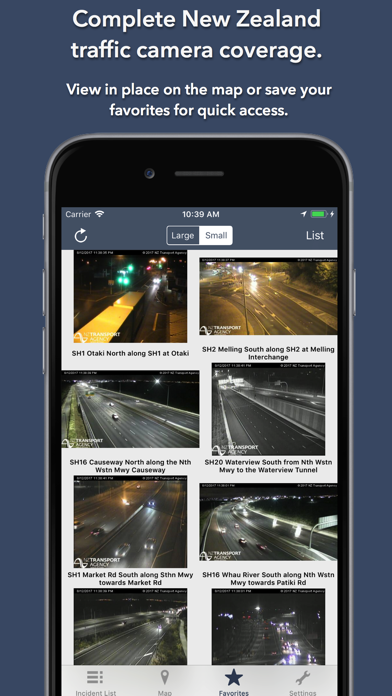 NZ Roads Traffic & Cameras Screenshot