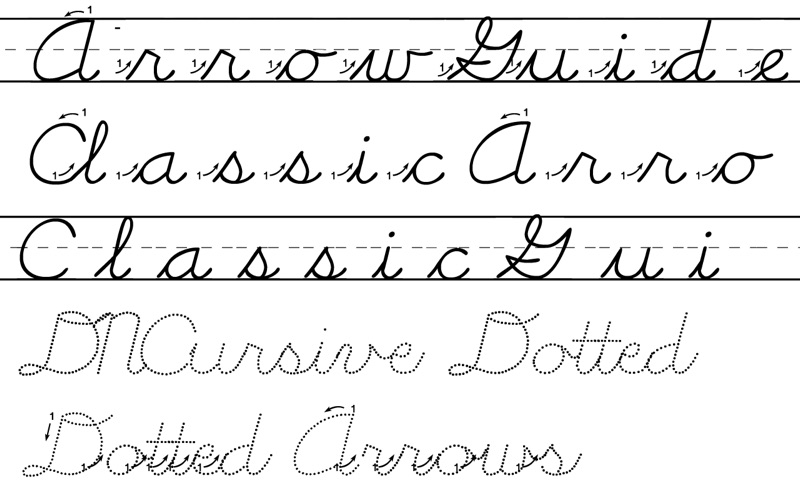 How to cancel & delete dn cursive fonts 3