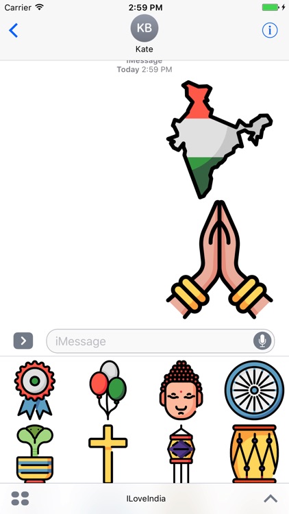 ILoveIndia - Bharat Hinduism Stickers