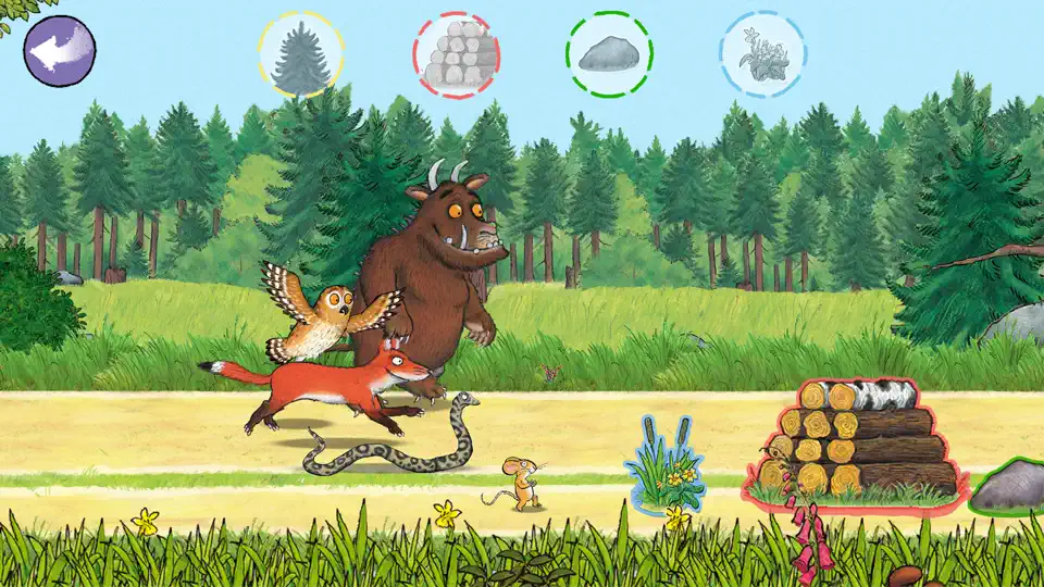 Screenshot von Grüffelo: Rätselspiele auf dem iPhone 3