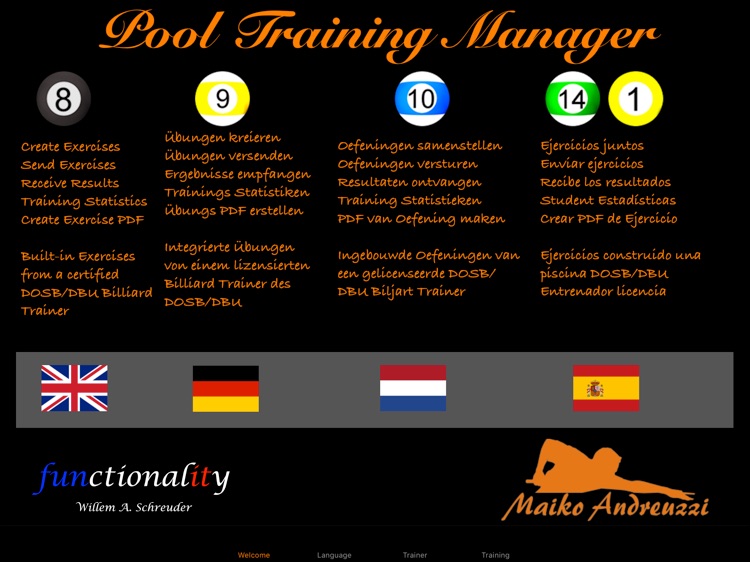 The Pool Training Manager