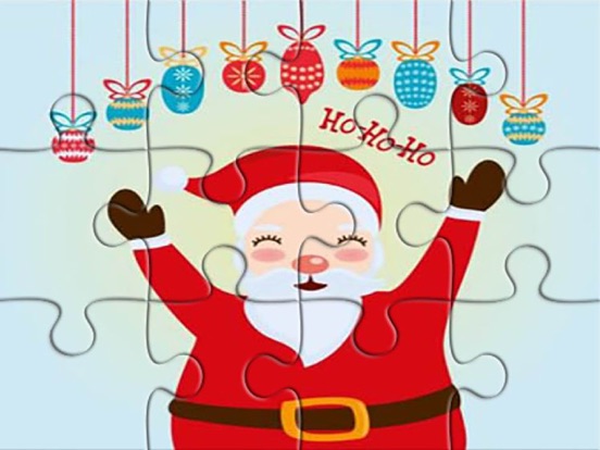 Chrismas Party New Year jigsaw iPad screenshot