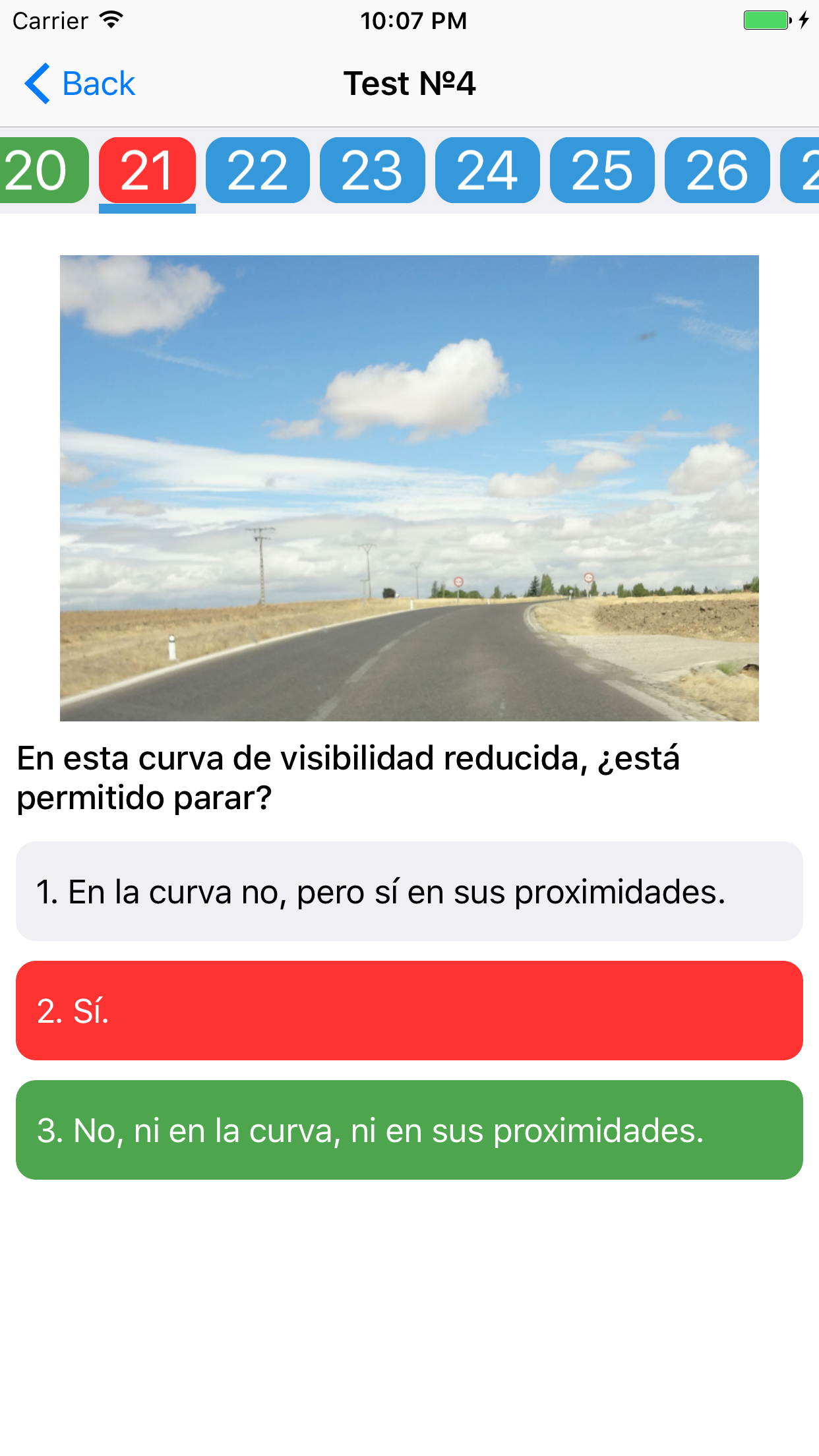 Test Autoescuela DGT screenshot 2