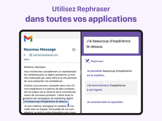 Screenshot #6 pour Reverso Rephraser & Synonymes