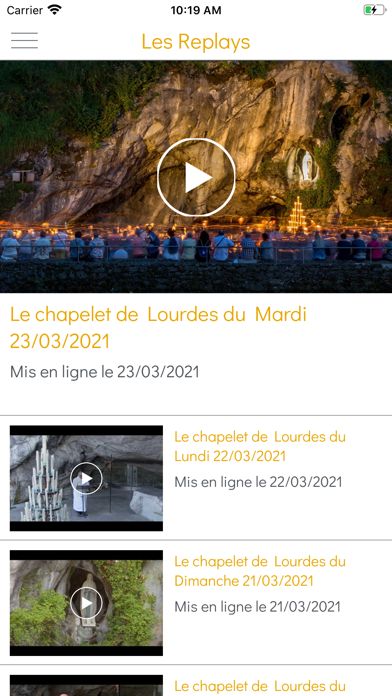 Sanctuaire N-D de Lourdes Screenshot