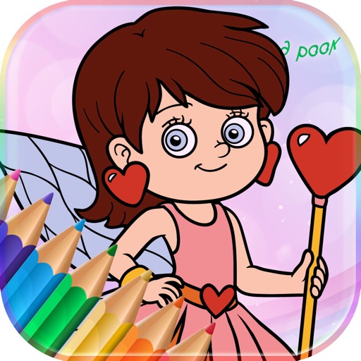 Angels Game Fairy Tale Coloring Book