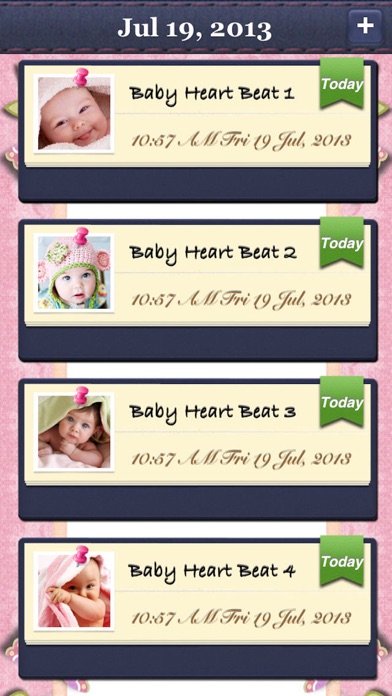 Baby’s Beat - Listen to Baby Heartbeat Monitor Sound Screenshot 5