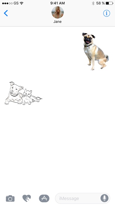犬ステッカーパック!のスクリーンショット3 犬ステッカーパック!のスクリーンショット3